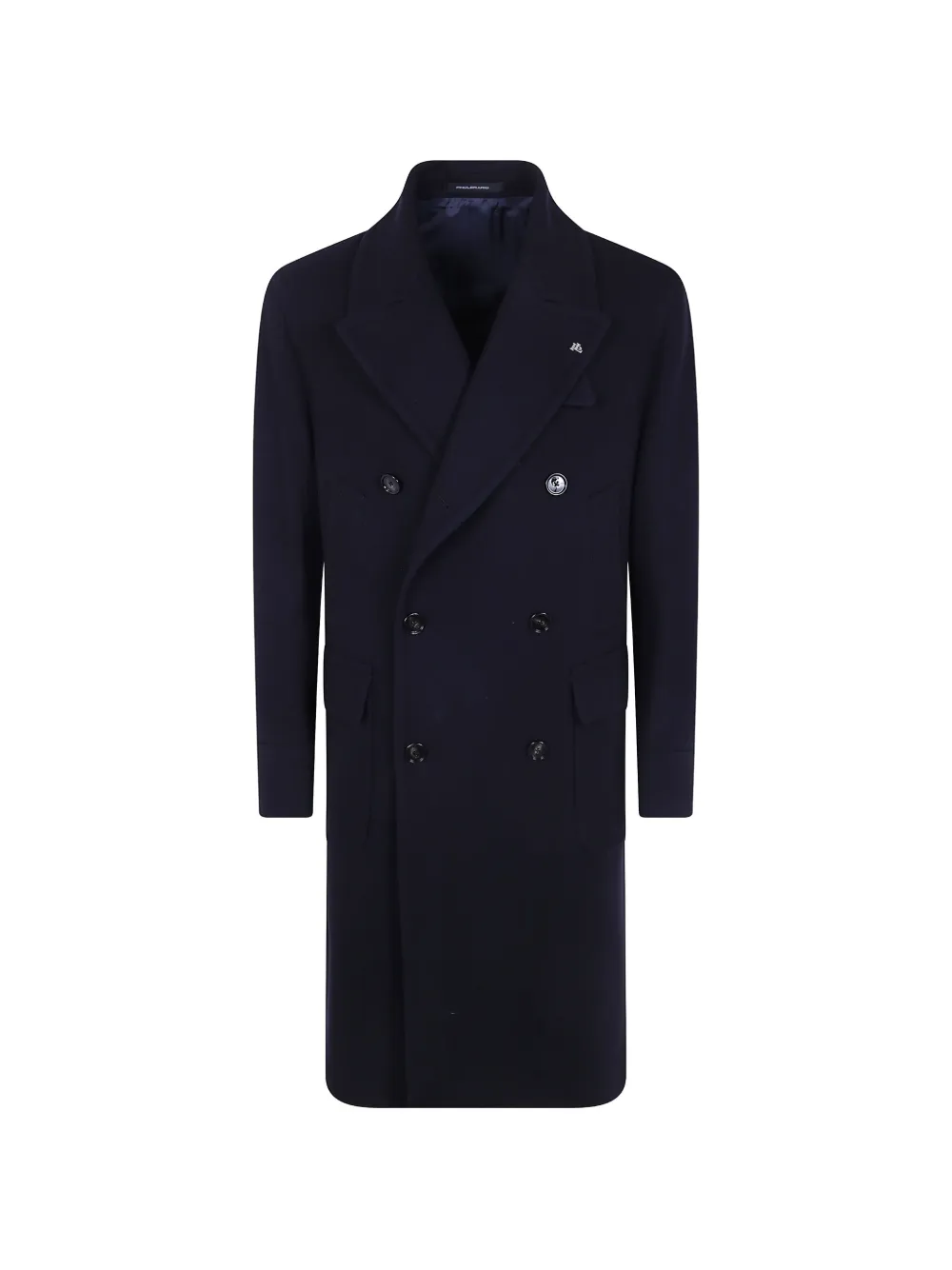 Tagliatore double-breasted wool coat - Blau