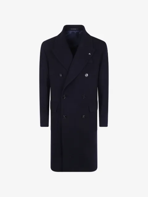 Tagliatore double-breasted wool coat