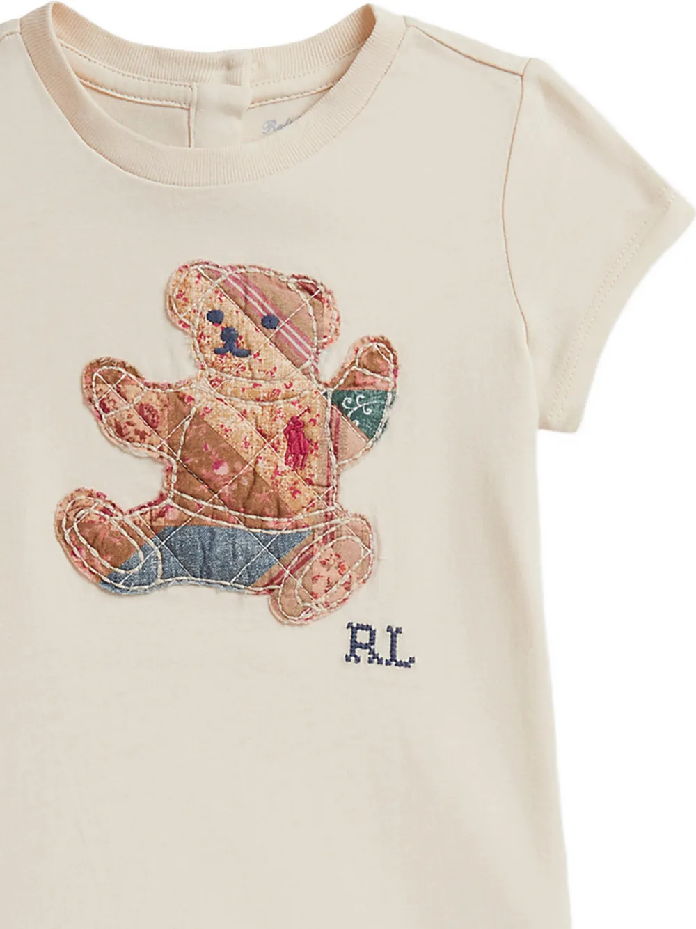 POLO RALPH LAUREN KIDS ruffled dress Beige