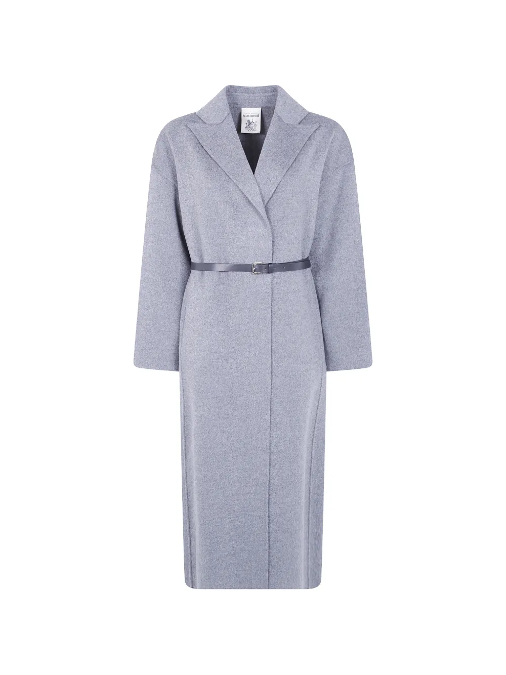 Semicouture belted coat - Grau