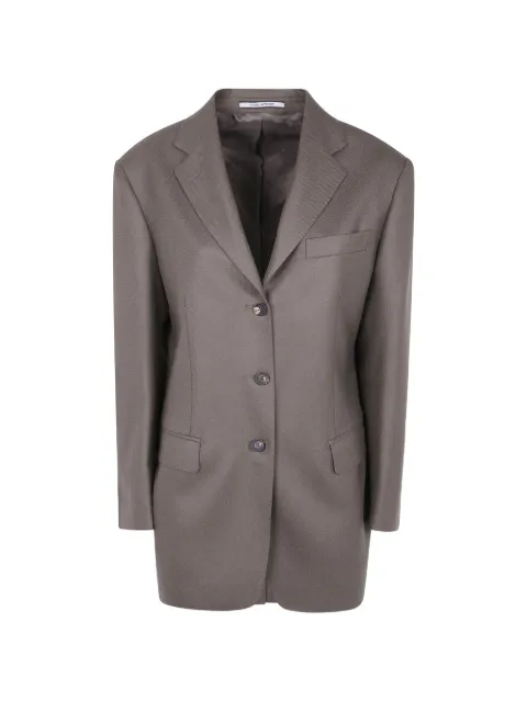 Tagliatore twill single-breasted blazer