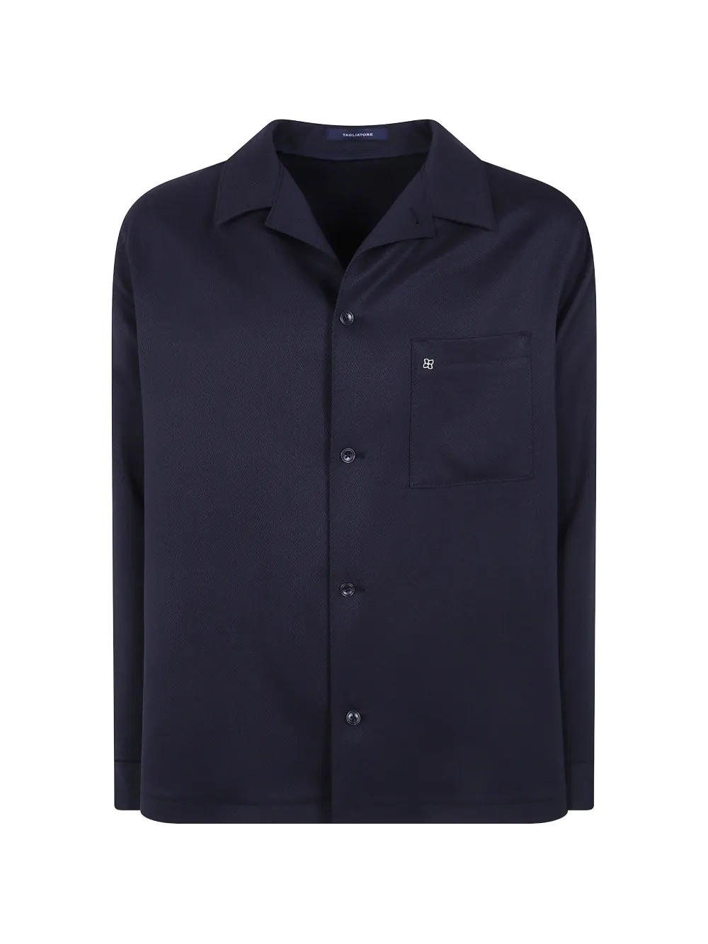 Tagliatore patch-pocket long-sleeve shirt - Blu