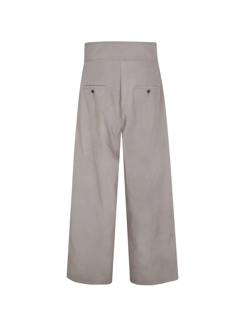 Uma Wang Broek met wijde pijpen Grijs