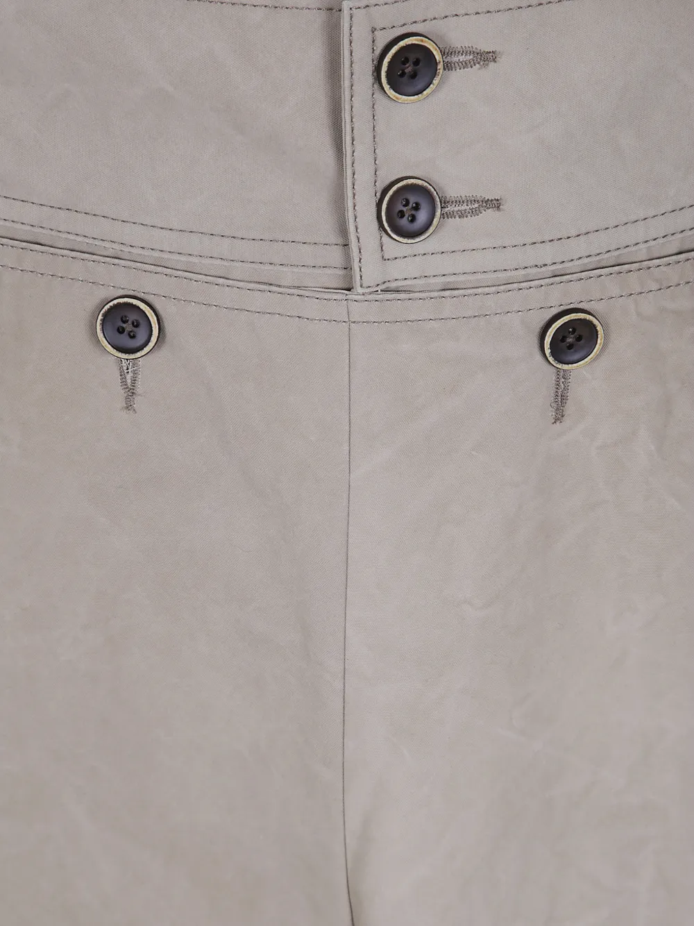 Uma Wang Broek met wijde pijpen Grijs