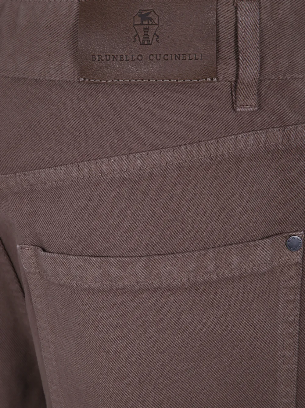 Brunello Cucinelli Broek met wijde pijpen Bruin