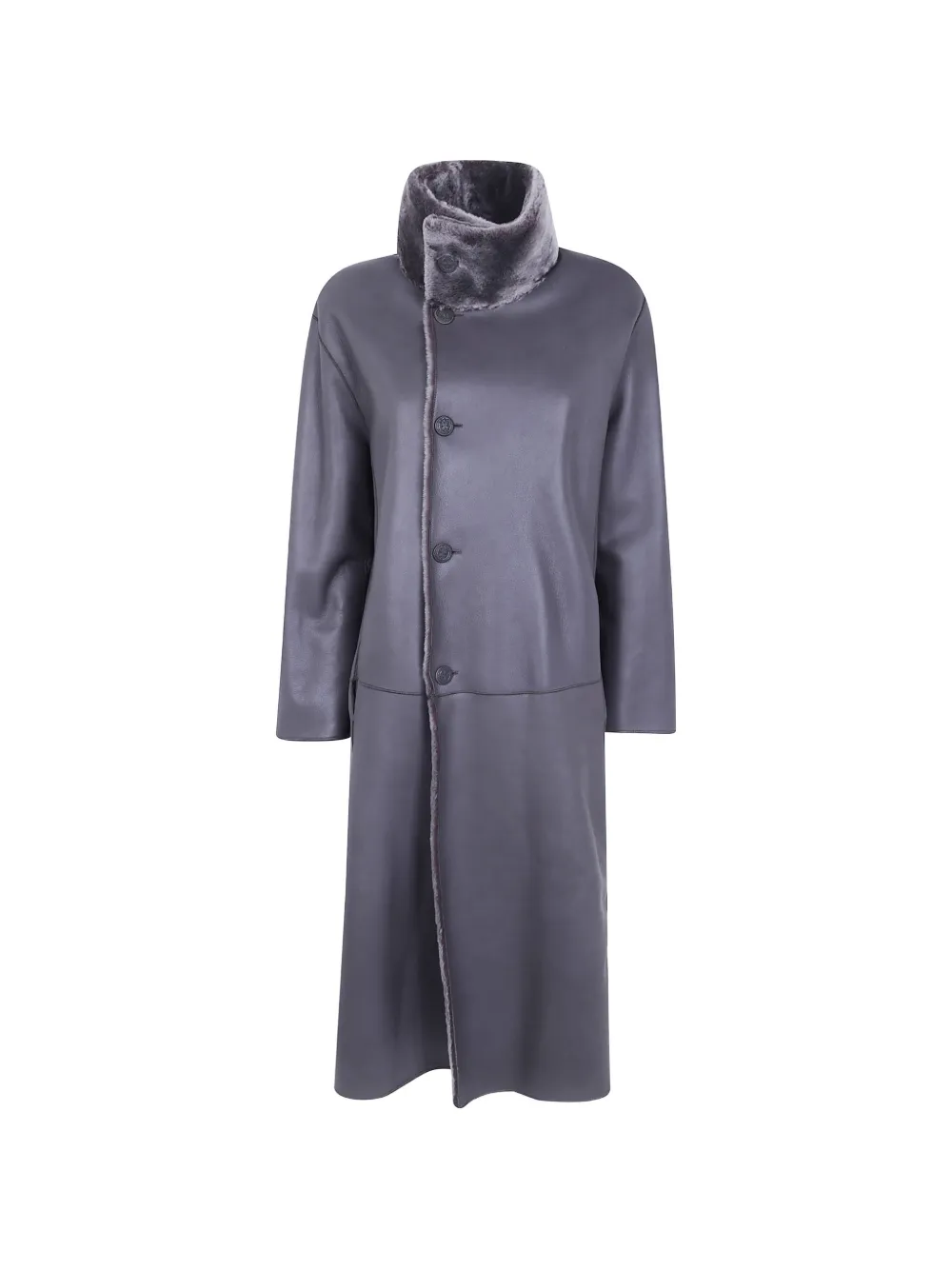 Giorgio Armani reversible lamb-fur coat - Marrone