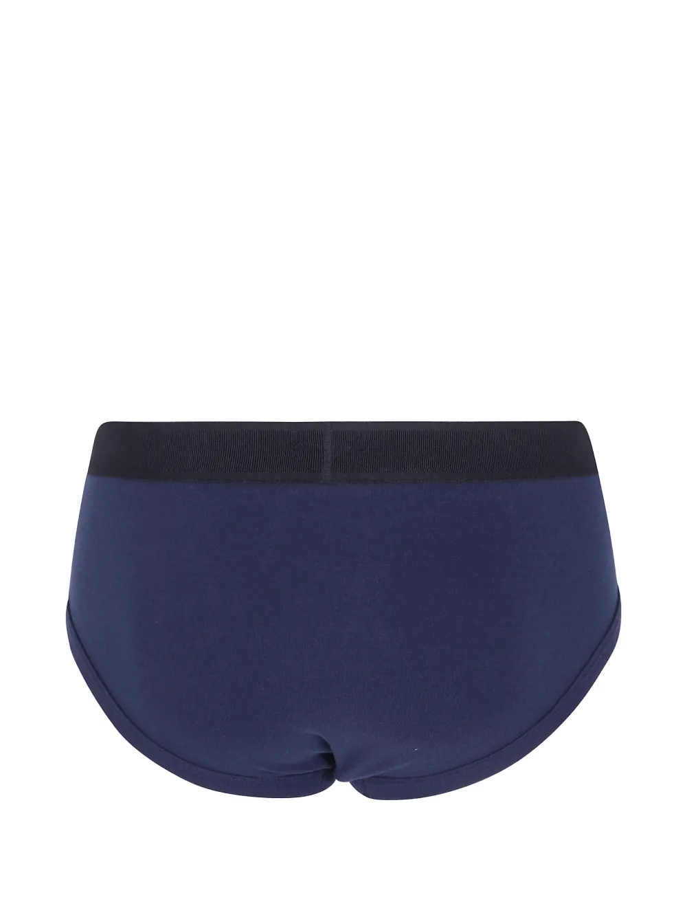TOM FORD Katoenen slip met logoband Blauw