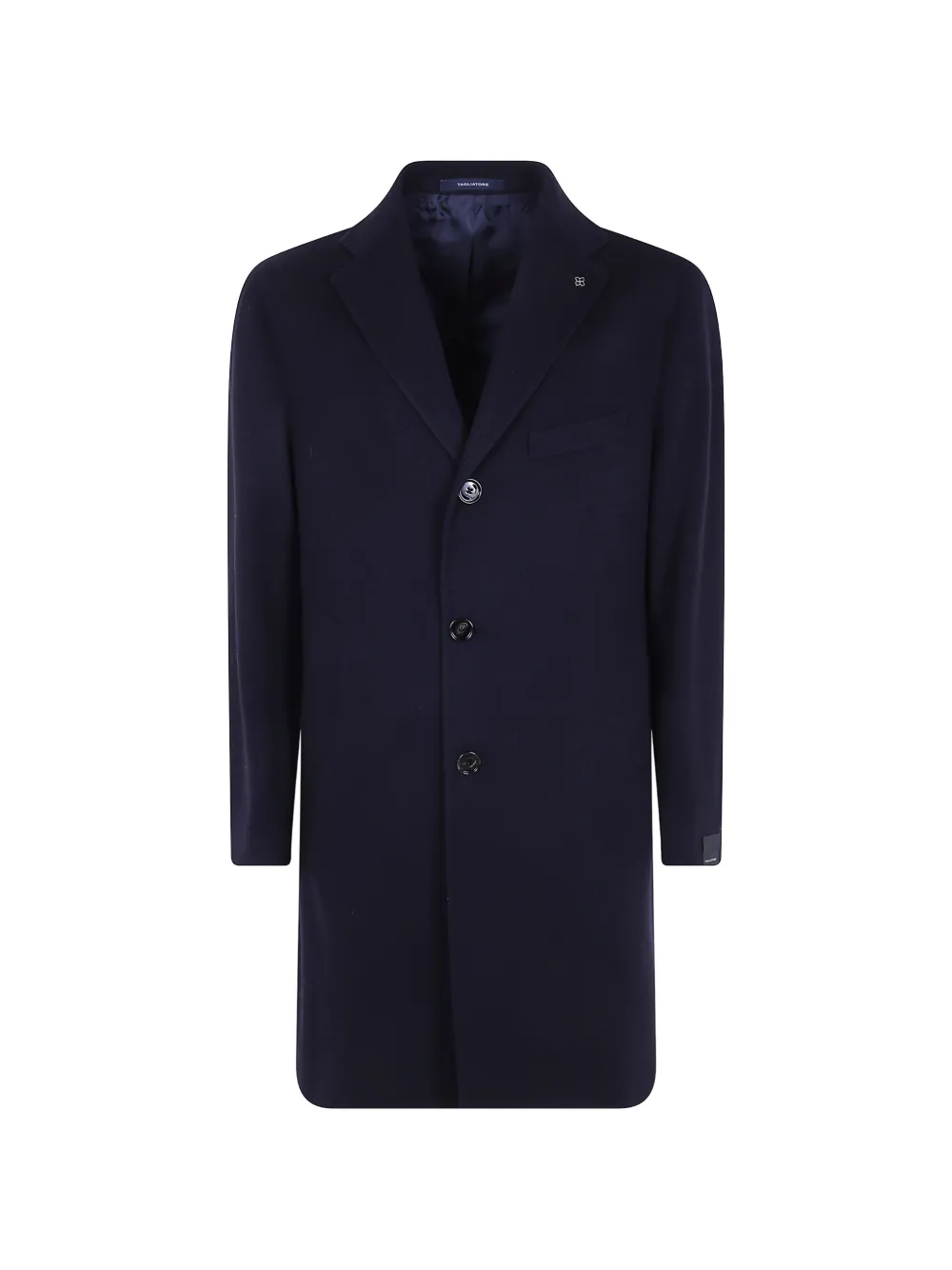 Tagliatore notched-lapels single-breasted coat - Blu