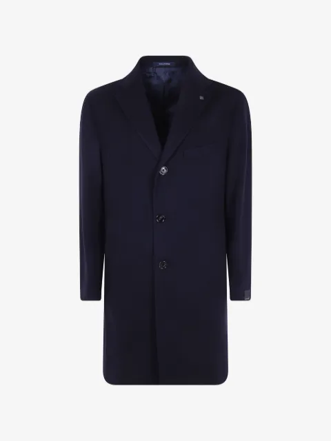 Tagliatore notched-lapels single-breasted coat