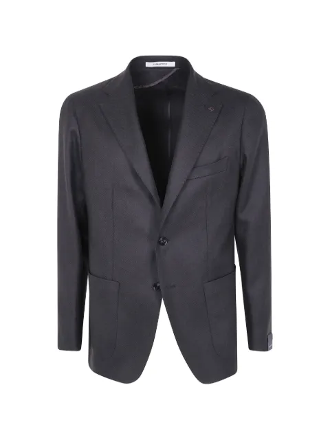 Tagliatore Montecarlo twill-weave notched-lapels blazer