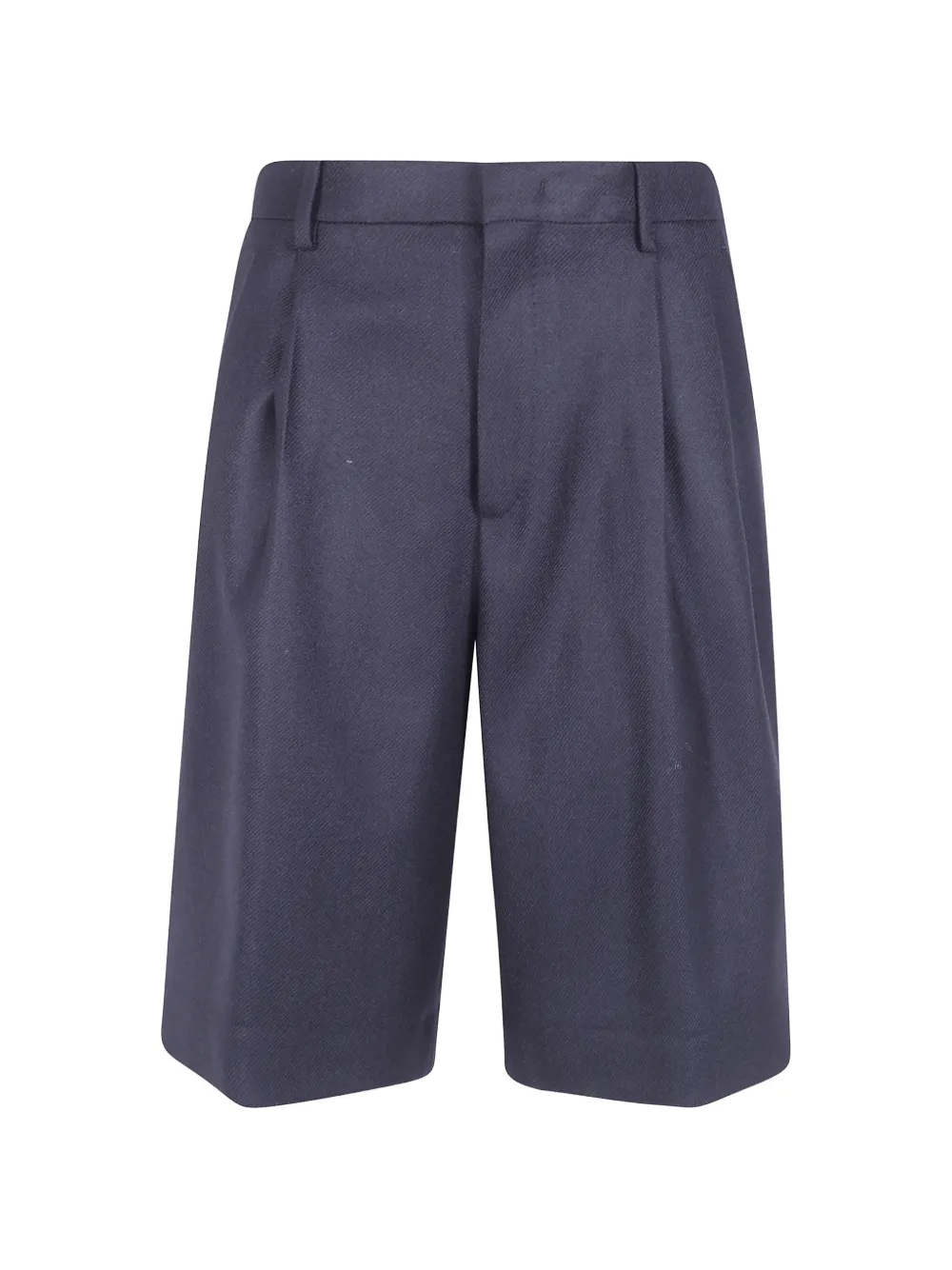 Tagliatore pleated wool shorts - Blu