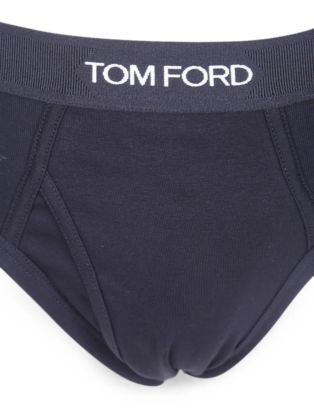 TOM FORD logo-waistband briefs Zwart