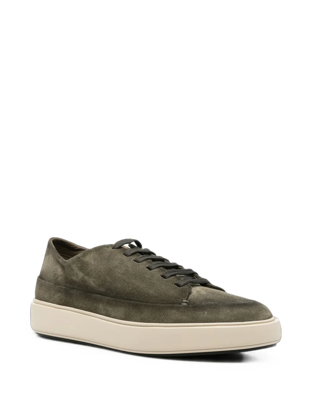 Officine Creative suede lace-up sneakers Groen