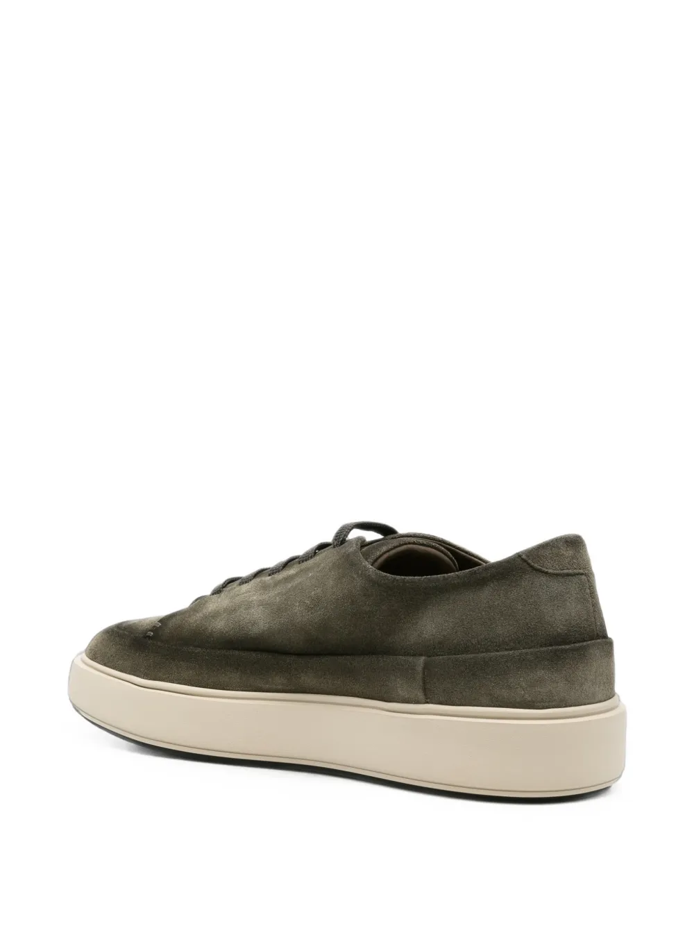 Officine Creative suede lace-up sneakers Groen