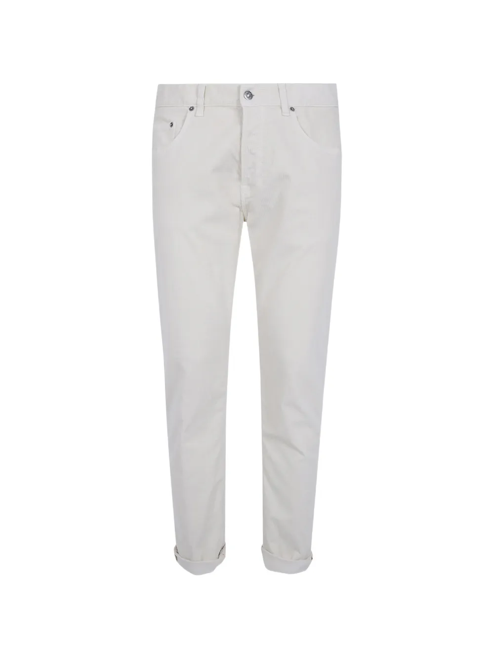 DONDUP corduroy straight-leg trousers - Nude