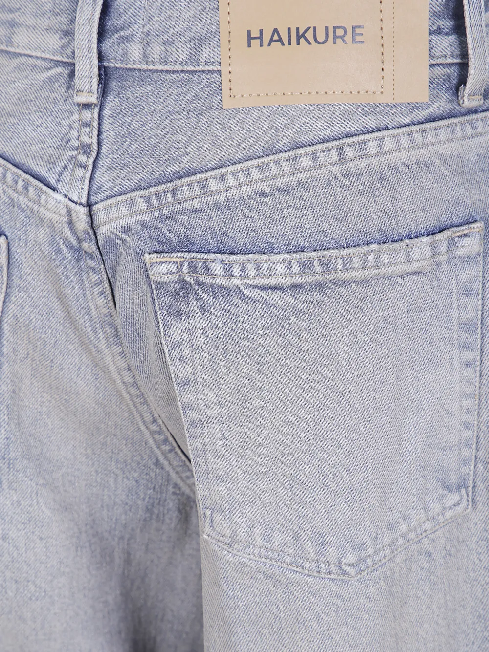 Haikure Jeans met vlakken Blauw