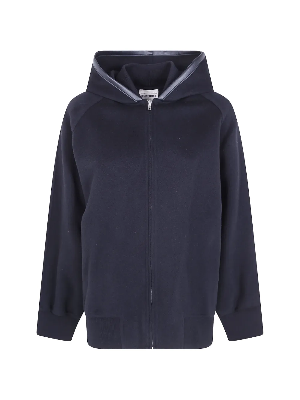 Semicouture Hoodie aus Wolle - Schwarz