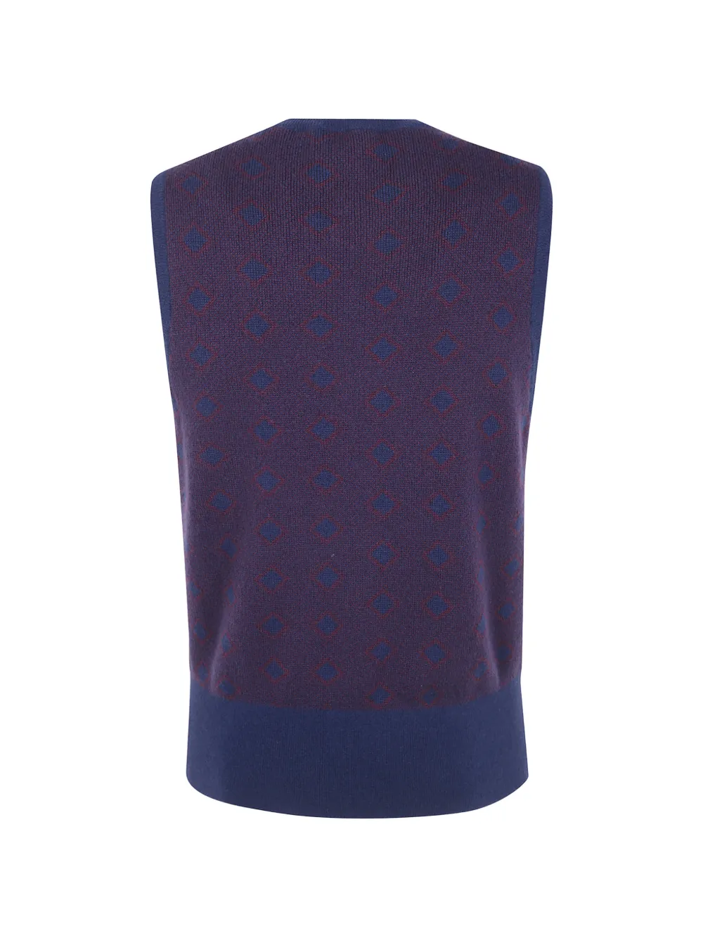 Emporio Armani Wollen spencer met patroon Paars