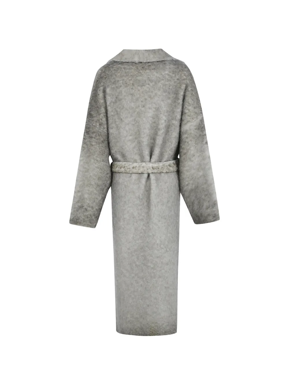 Avant Toi Alpaca jas met ceintuur Grijs