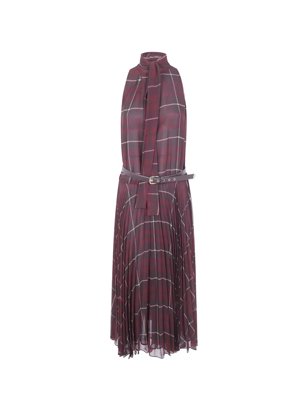 Max Mara pleated midi dress - Rot
