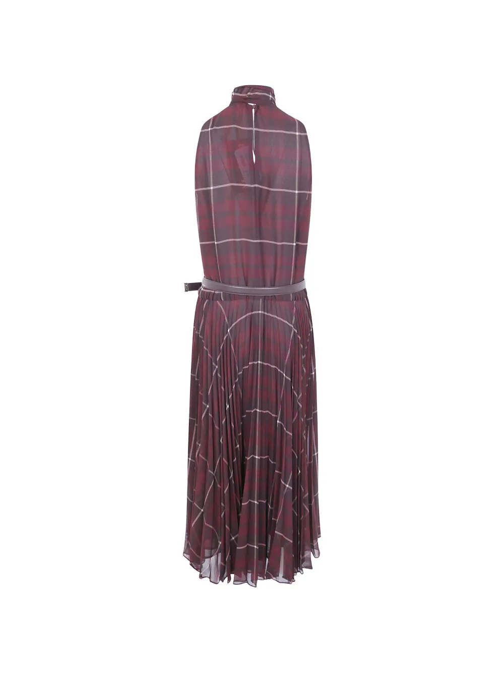Max Mara pleated midi dress Rood