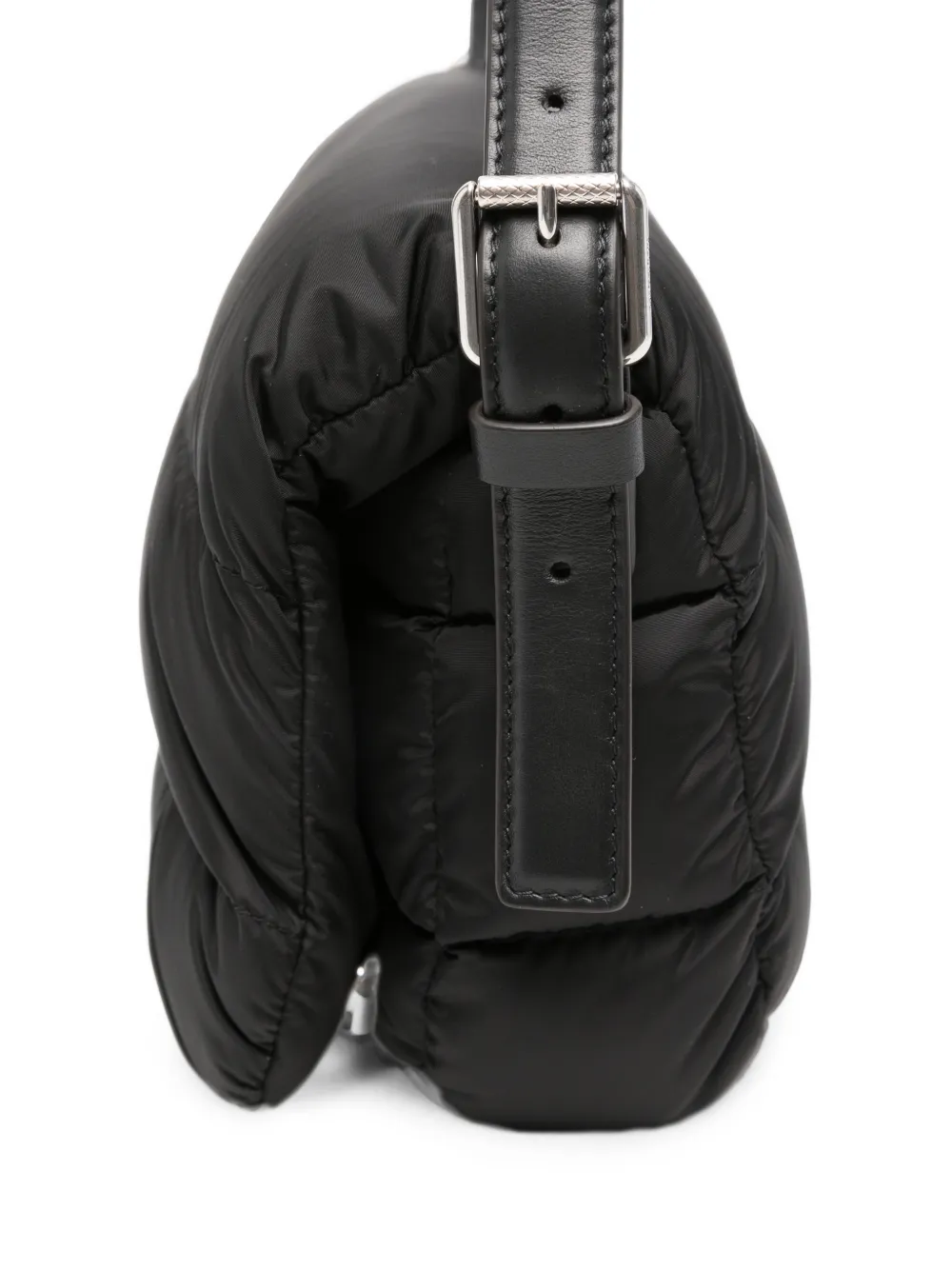 Moncler Caradoc gewatteerde schoudertas Zwart