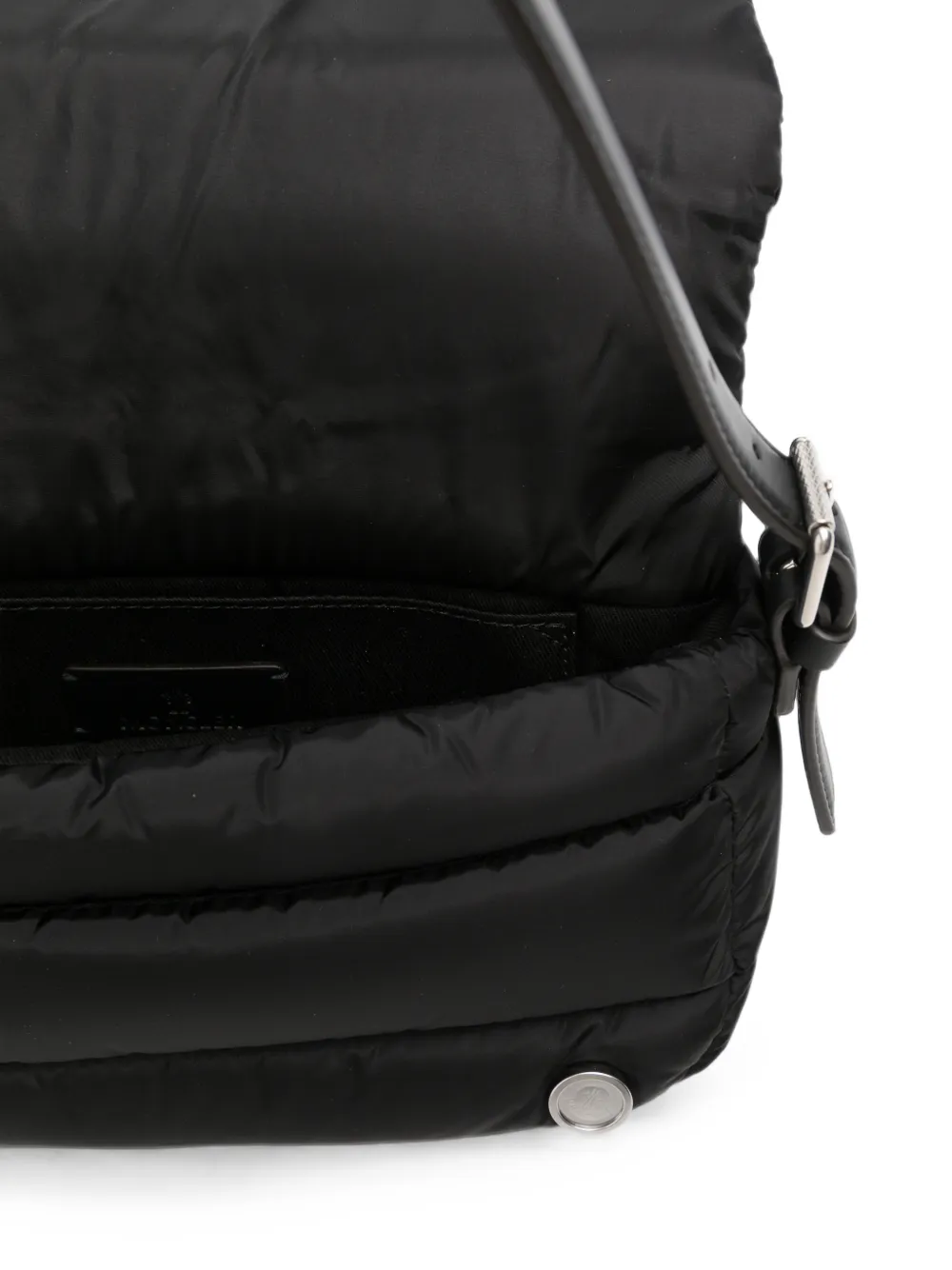 Moncler Caradoc gewatteerde schoudertas Zwart