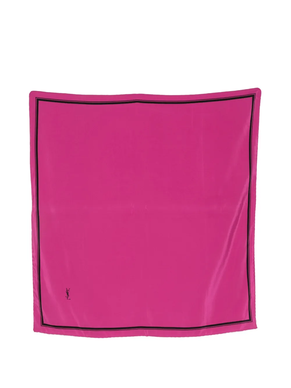 Saint Laurent Pre-Owned 1990s Schal mit Logo-Print - Rosa