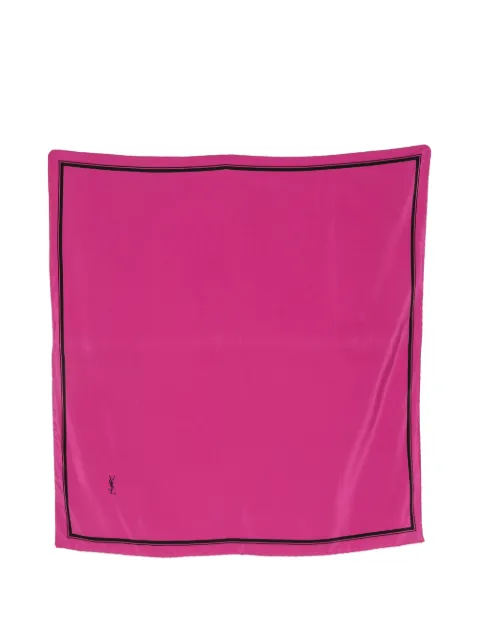 Saint Laurent Pre-Owned 1990s logo-print scarf