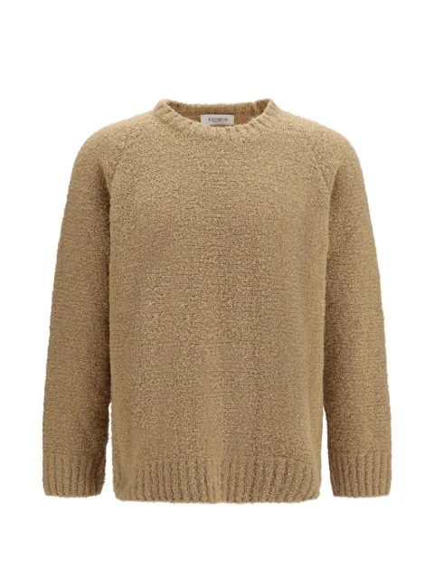Laneus raglan-sleeve bouclé sweater