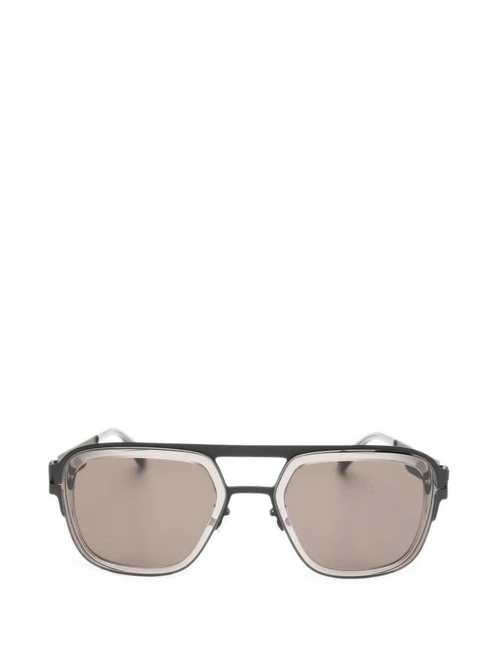Mykita Knox A77 Sonnenbrille mit geometrischem Gestell - Schwarz