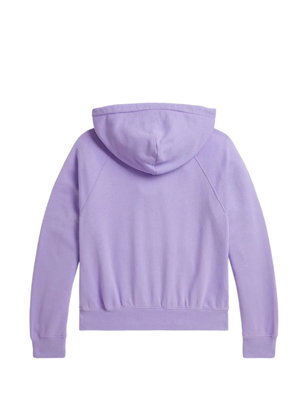 Polo Ralph Lauren Shrunken-fit lichtgewicht fleece hoodie Paars