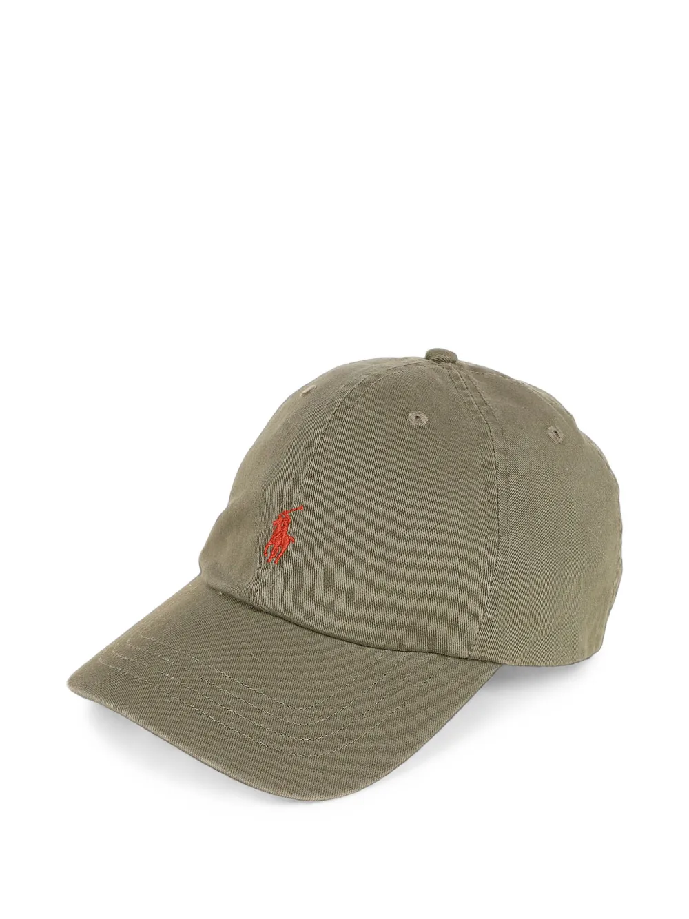 POLO RALPH LAUREN KIDS logo-embroidered baseball cap - Verde