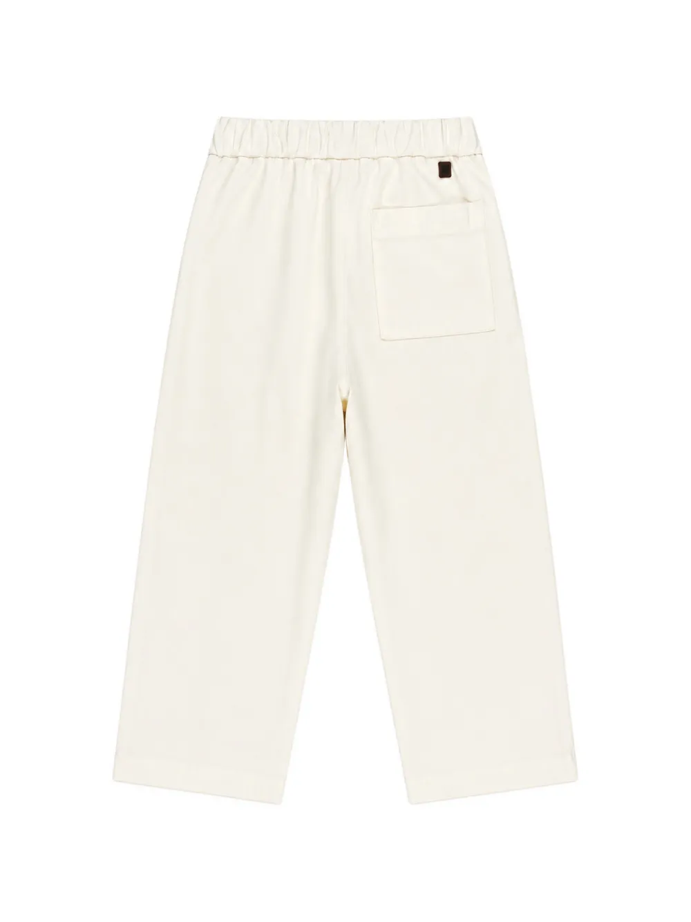 Manuel Ritz Kids Geplooide broek met off-center sluiting Wit