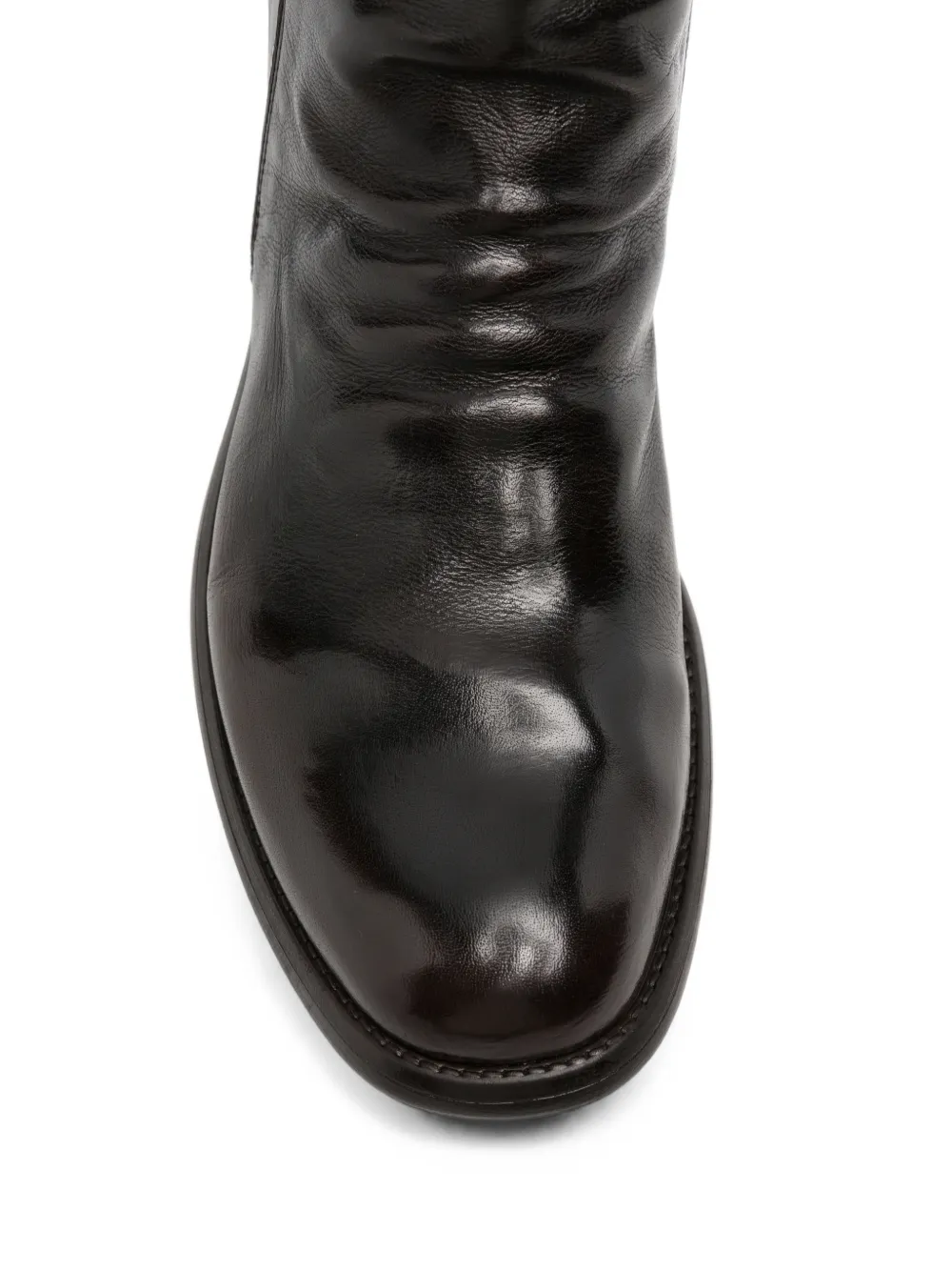 Officine Creative Chronicle 042 zip-up boots Bruin