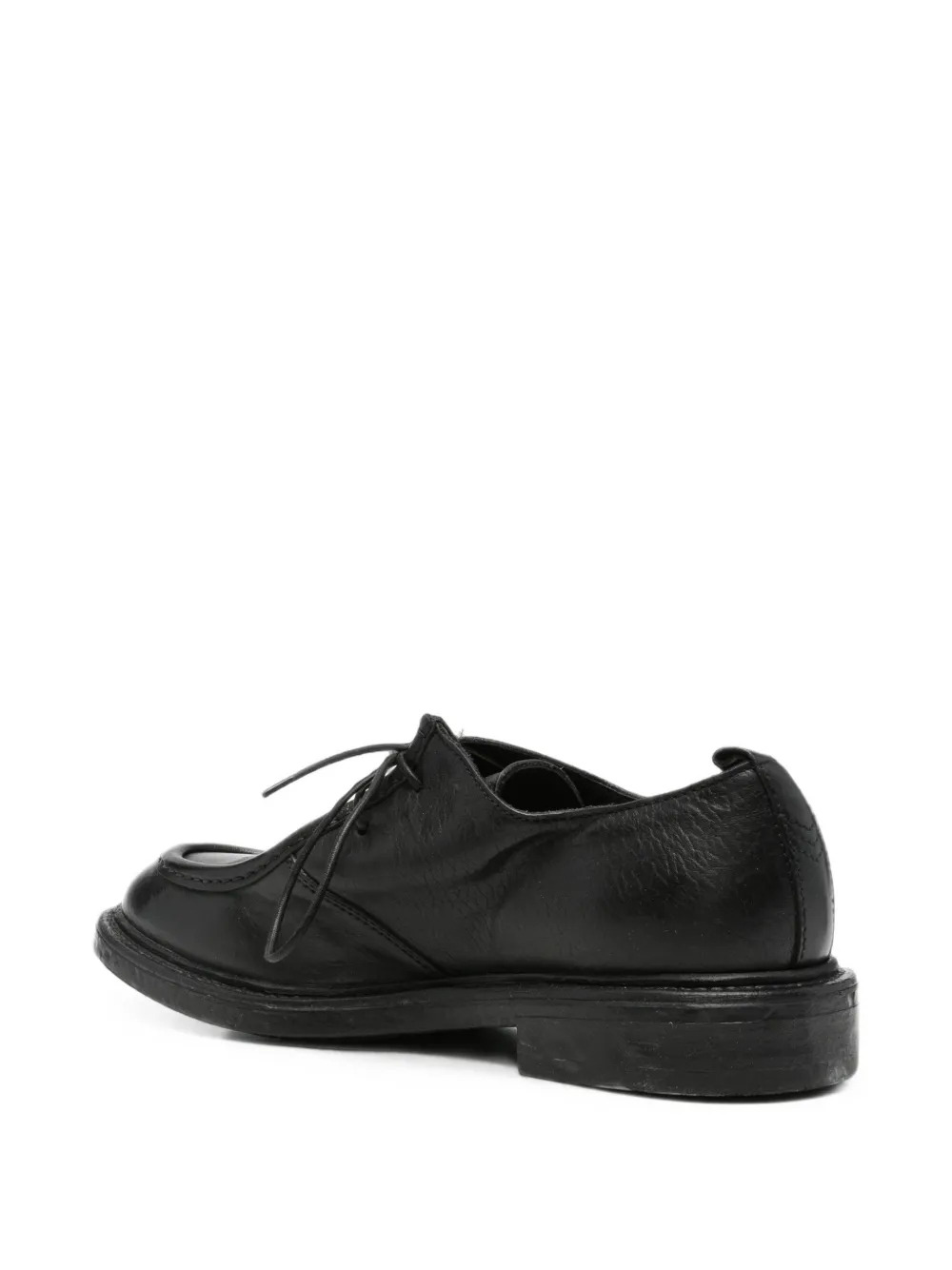Moma lace-up leather loafers Zwart