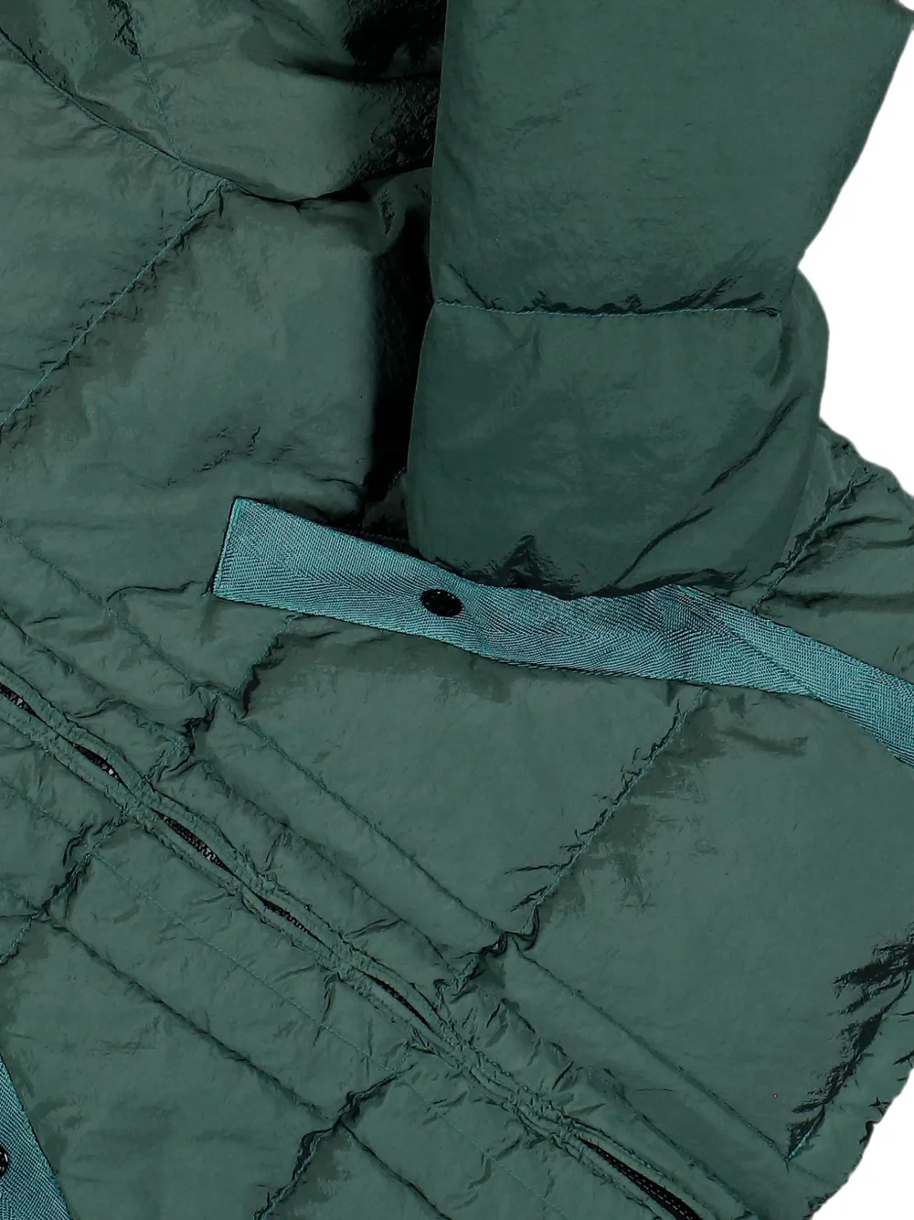 Stone Island 4100019 nylon metalen econyl jack Groen