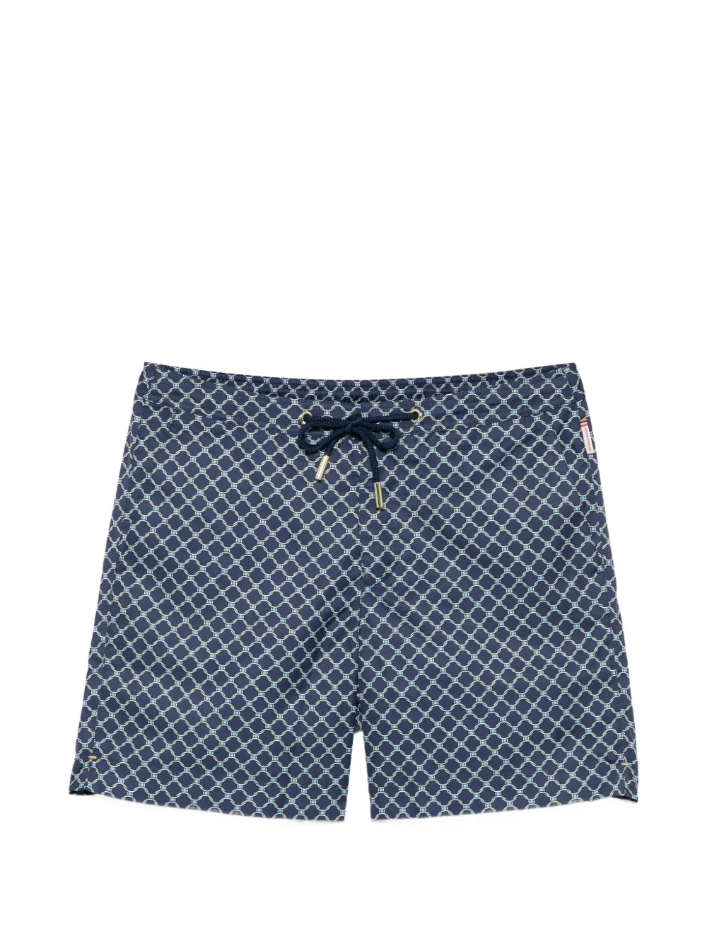Orlebar Brown Shorts mit geometrischem Muster - Blau
