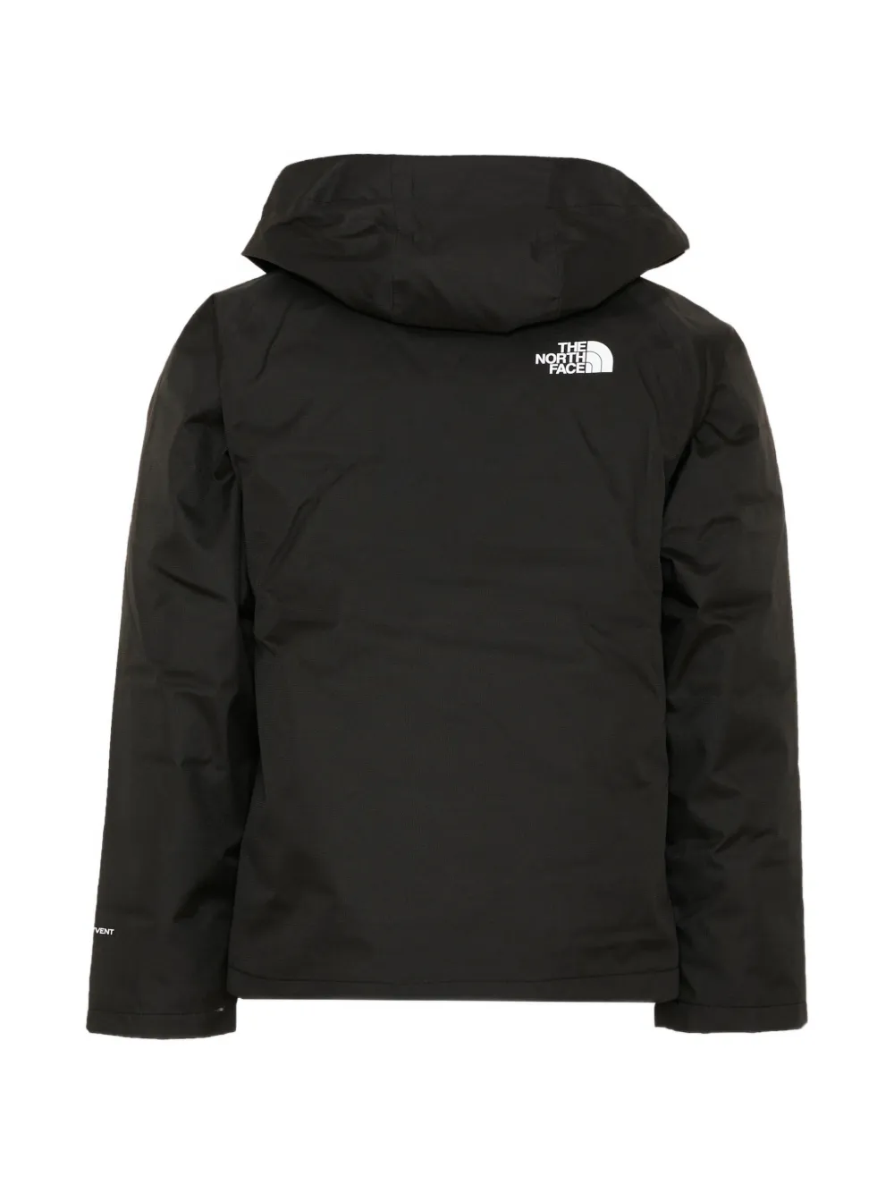 The North Face Kids Twee omkeerbare gewatteerde jack met capuchon Zwart