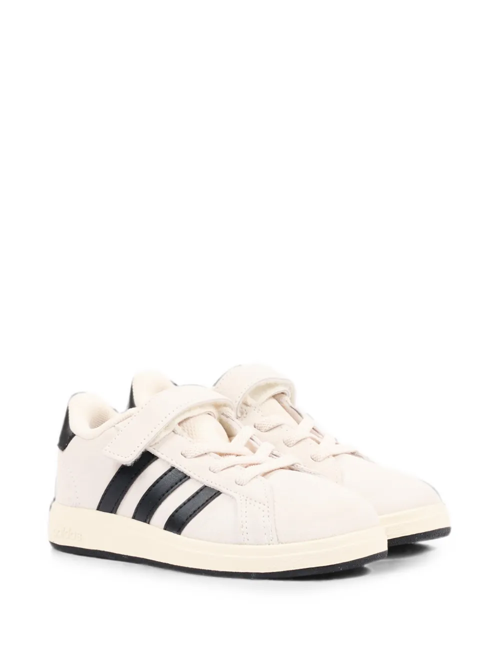 adidas Kids Grand Court 2.0 touch-strap sneakers - Bianco