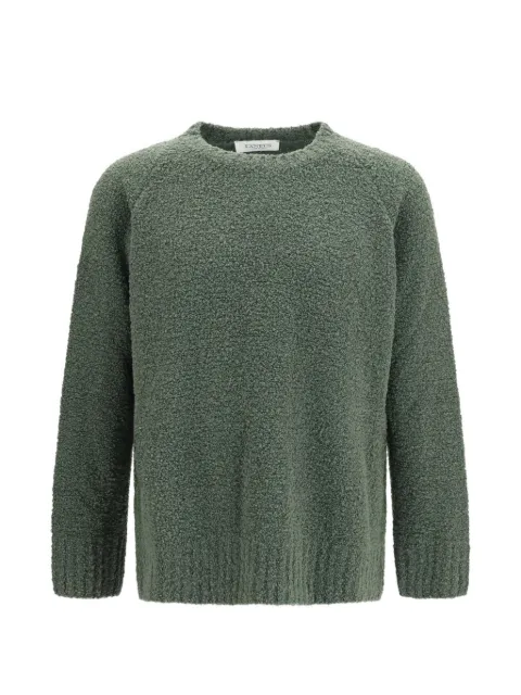 Laneus raglan-sleeve bouclé sweater