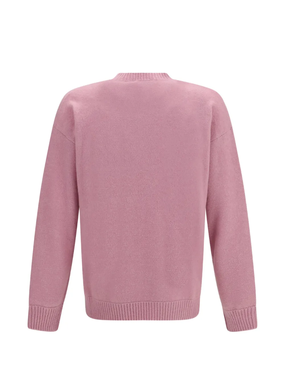 Laneus Trui met geribbelde afwerking Roze