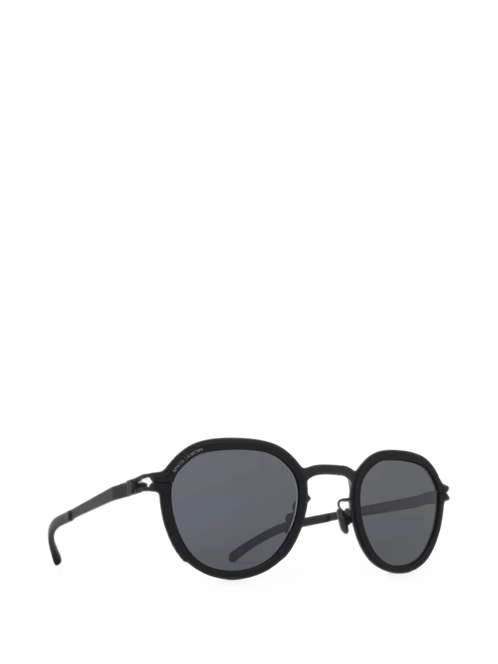 Mykita MR001 zonnebril met rond montuur Zwart