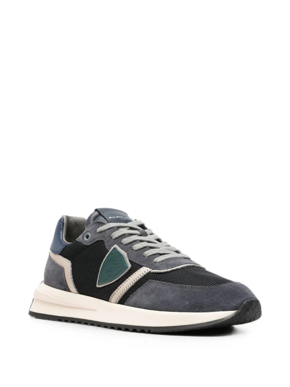 Philippe Model Paris Sneakers met logopatch Blauw
