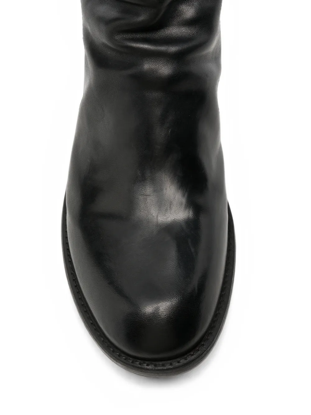 Officine Creative Diary leather ankle boots Zwart