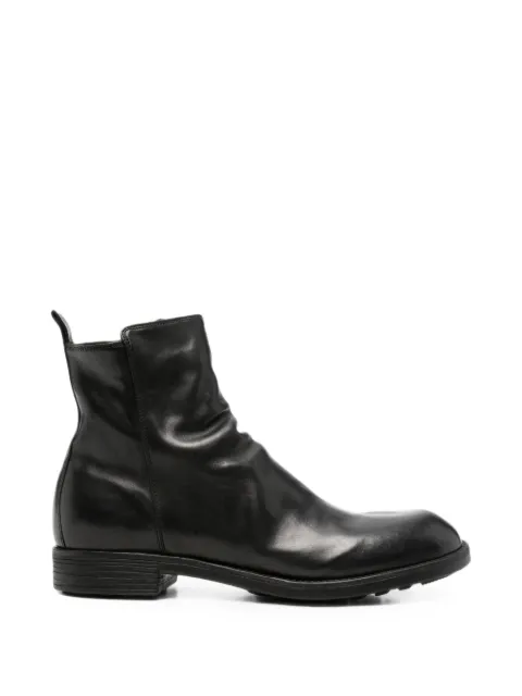 Officine Creative Diary leather ankle boots
