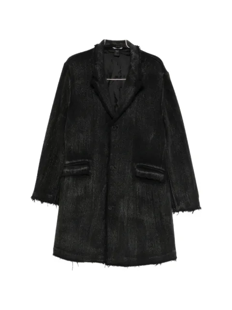 Avant Toi woven-design leather coat