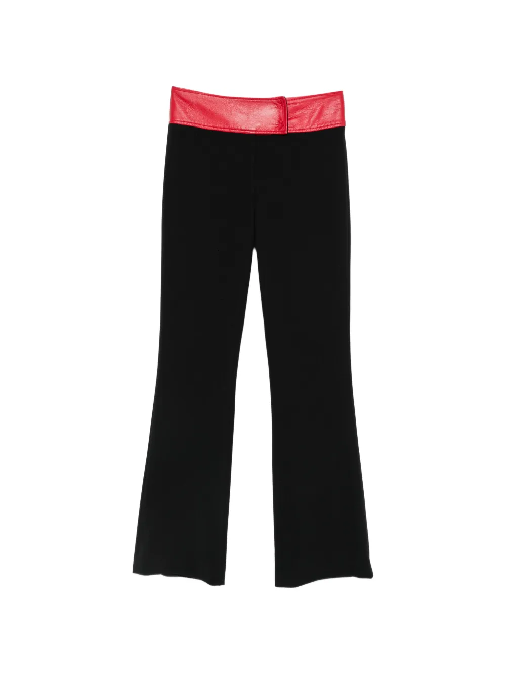 Dolce & Gabbana Pre-Owned Pantaloni con vita a contrasto anni 2000 - Nero
