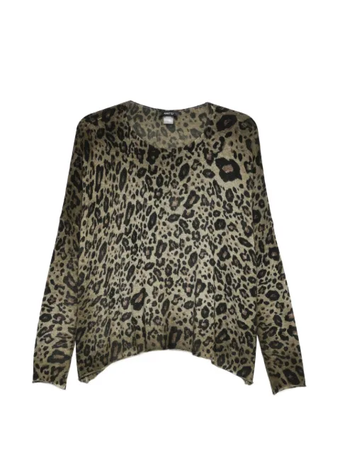 Avant Toi leopard-print sweater