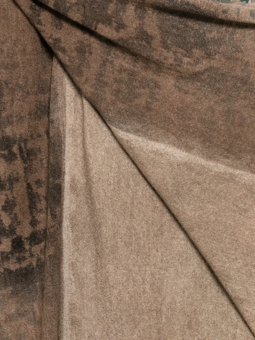 Avant Toi Sjaal met paisley-print Bruin